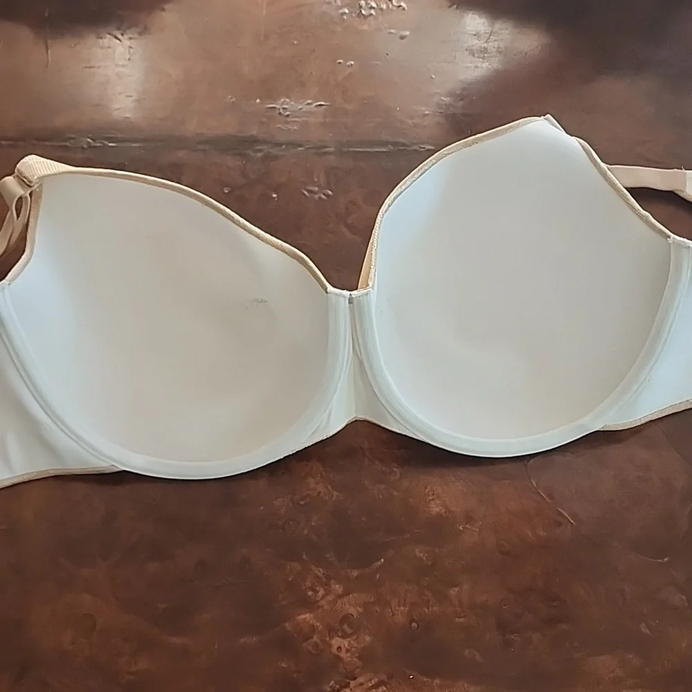 Cacique Beige Floral Lace Bra - 42DDD - Picture 5 of 7